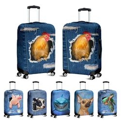 Personalized Sublimation Blank Luggage Cover Custom Polyester Suitcase Cover Spandex Luggage Bag Protective Print Covers