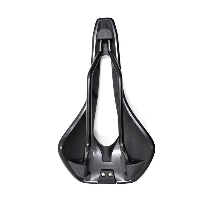 Comfortable black color  mountain bicycle saddle seat custom pattern and logo