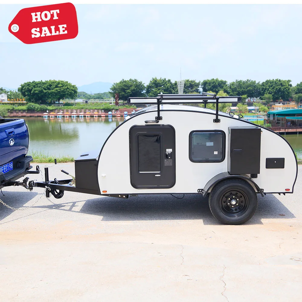 Караван Rv Camper туристический капсульный прицеп мини-внедорожник по суше сэндвич-панель кемпер каплевидный небольшой караван