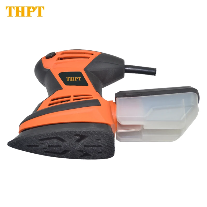THPT AJ23 200w Drywall Soft DIY Electric Mouse Sander Polishing Power Tools Orbital Sander for Woodworking