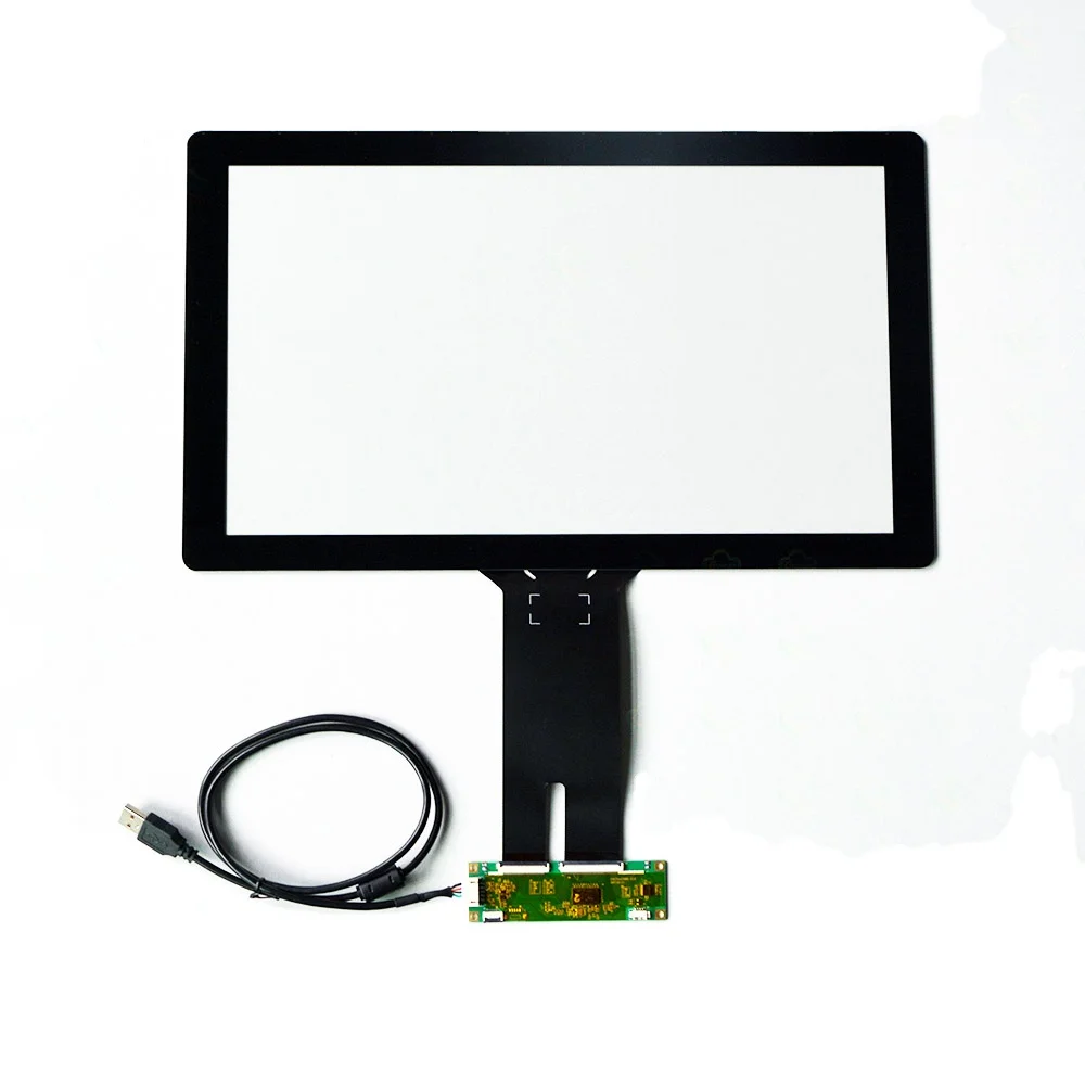 Golden touchscreen supplier multi touch custom usb 15.6 inch capacitive touch screen panel kit with EETI ILITEK  IC