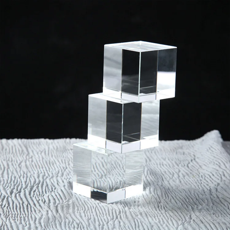 Wholesale The K9 Crystal Blank Trophy Award Custom Square Crystal Glass Trophies For Champion Souvenir