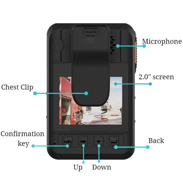 Runbo ZF1902 нательная мини-камера полицейская камера