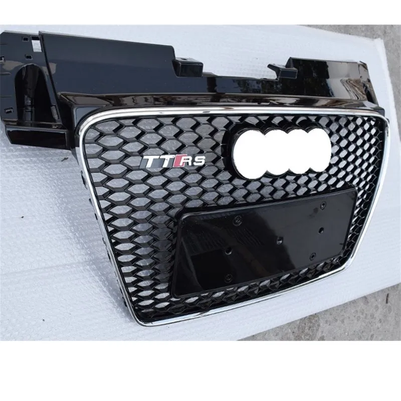 Комплект кузова передний бампер решетка для Audi TT 2008 2009 2010 2011 2012 2013 2014 обновления TTRS стиль сетки гриль с защитой от повреждений