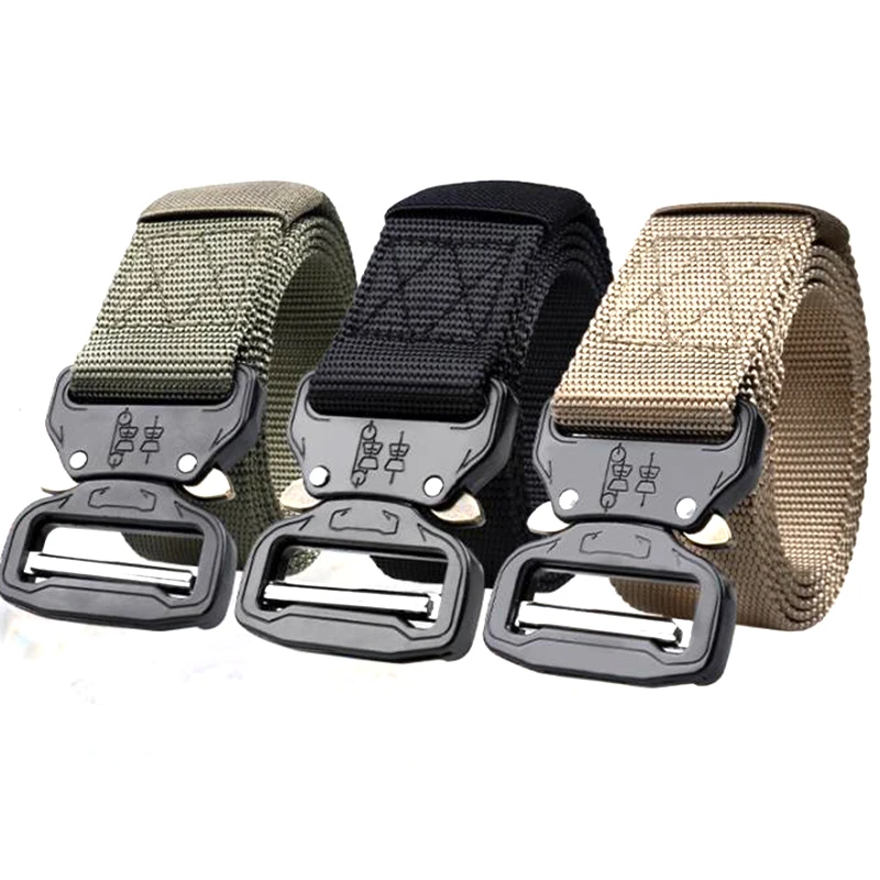 Camping Edc Everyday Carry Tactical Molle Brown Green Waistband Tactical Belt Molly