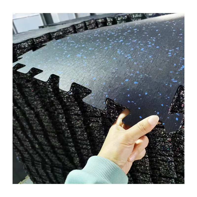 Free Sample Heavy Duty Interlocking Rubber Mats Gym Flooring Tiles
