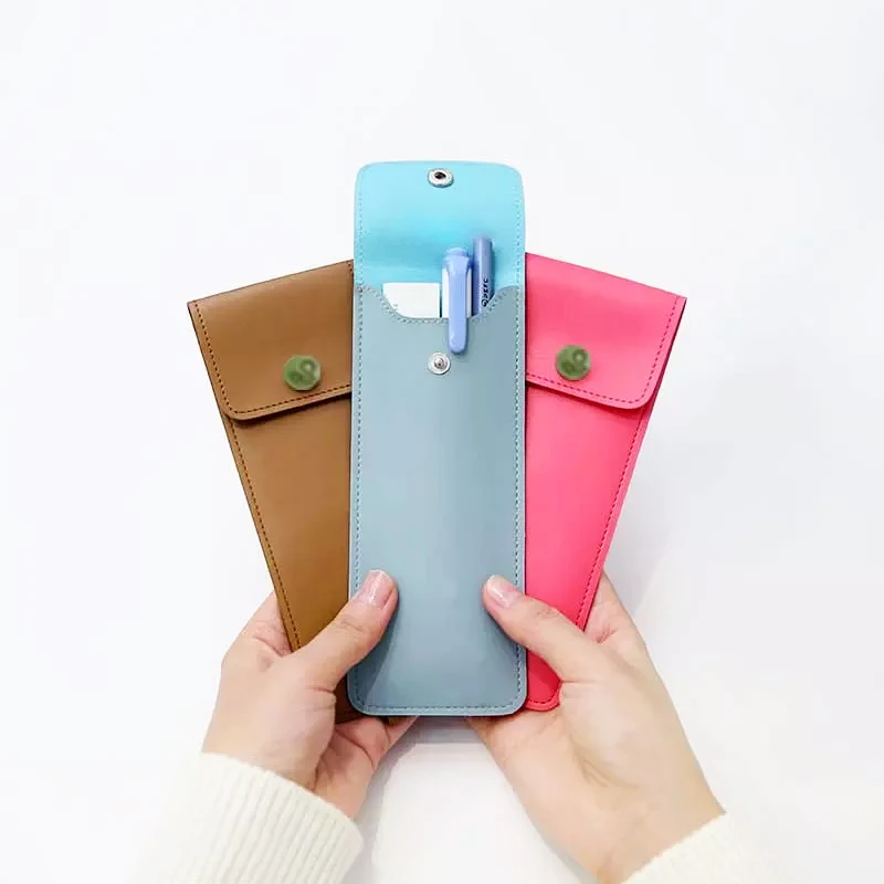 Пользовательские Ретро PU кожаный чехол для ручки классический пенал сумка портативный Карандаш сумка карандаш упаковочный футляр