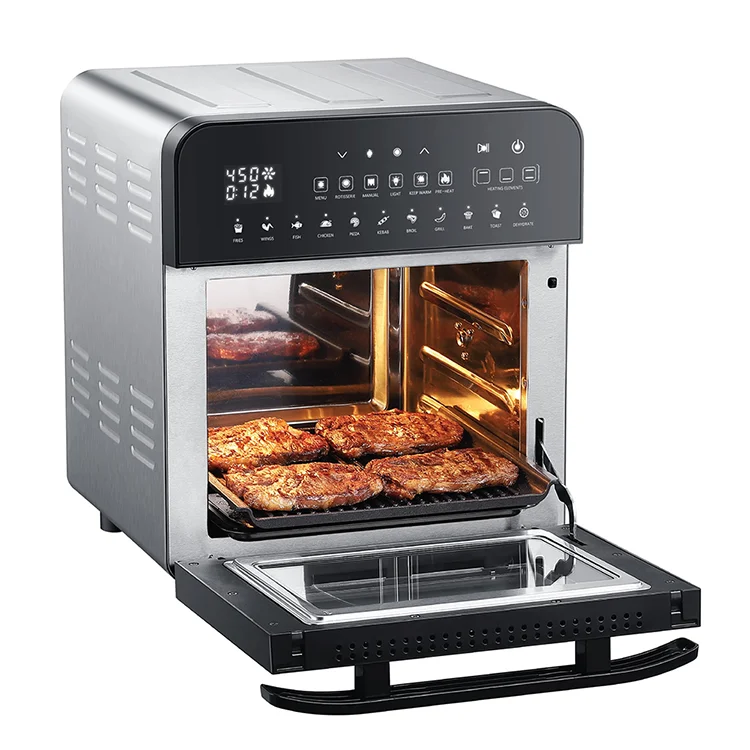 Smart stainless steel air fryer oven digital air fryer ovens