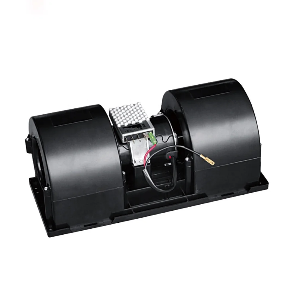 LINRUI  ZHF-281A2TS 12V/24V air conditioning evaporator blower DC fan with outer resistance for yutong bus