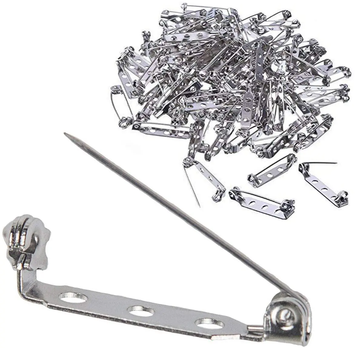 ZiQingNing Athlete used to fix the number plate safety pin Iron standard safety pin DIY Jewelry Findings Pin