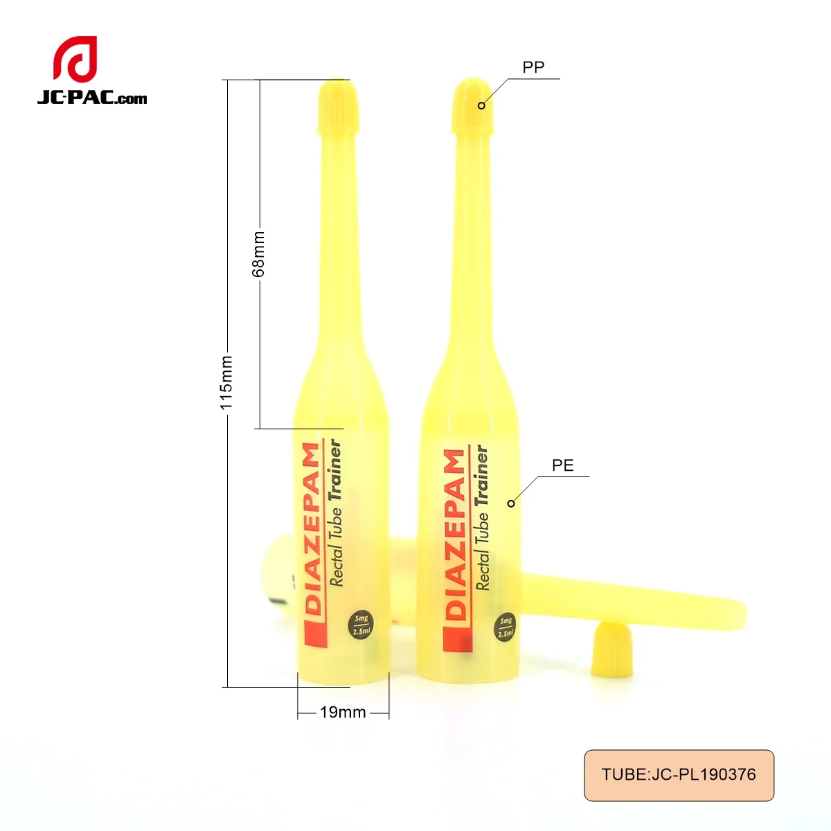 5ml 10ml Small Pharmaceutical Flea Tick Drops Plastic Tube Packaging Rectal Tube Trainer Pharm Vaginal Medical Packaging Tube