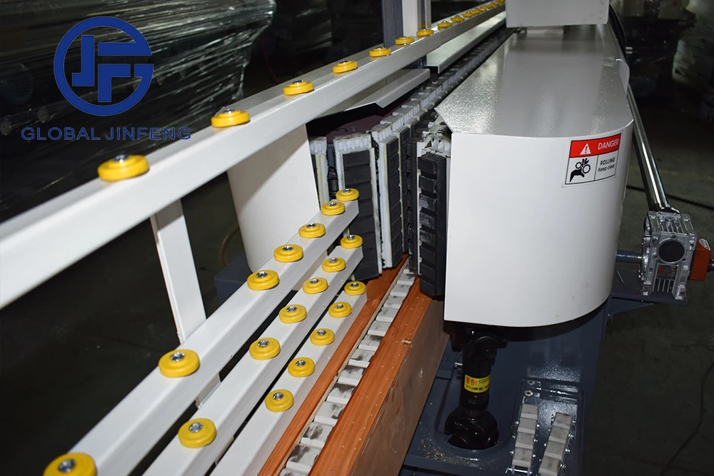 JFE-9243 9 motor Glass polishing machine digital vertical glass straight line edging machine