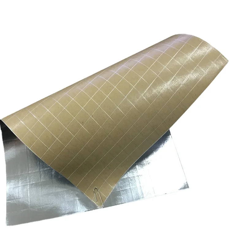 Fiberglass scrim kraft paper roofing insulation aluminum foil paper Heat resistance foil insulation building roof insulation