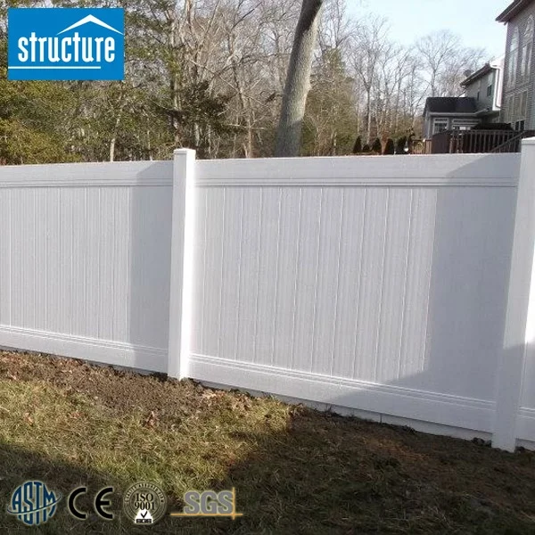 Пользовательский Размер Открытый Многофункциональный пластиковый частный ПВХ дешевые панели забора