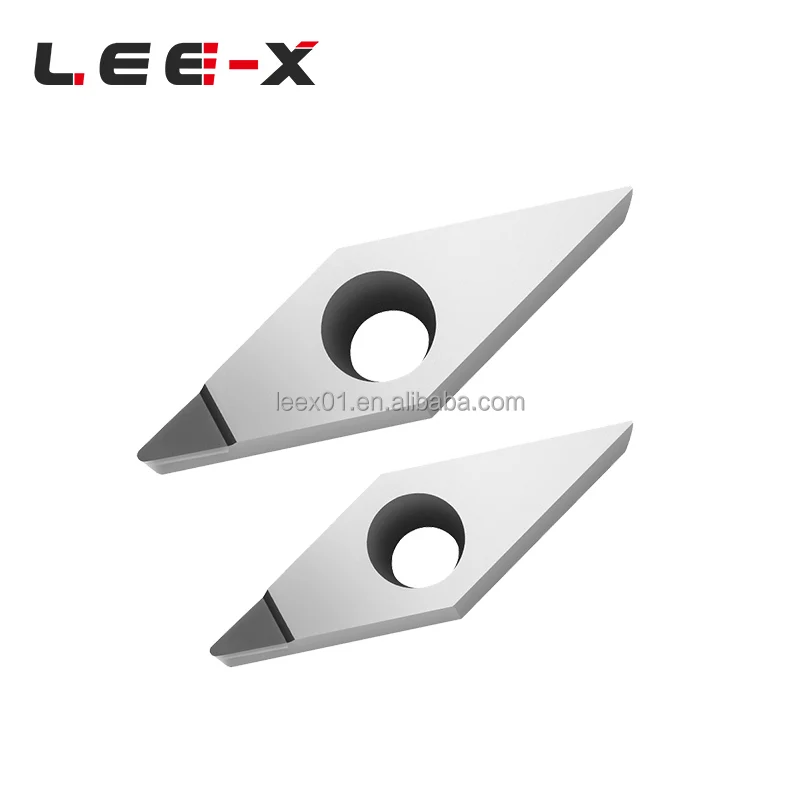 LEE-X алмазные вставки PCD APKT SEHT RPGT CCGT DCGT VCGT CNMG WNMG медная алюминиевая алмазная вставка CNC инструмент для токарной резки драгоценных камней
