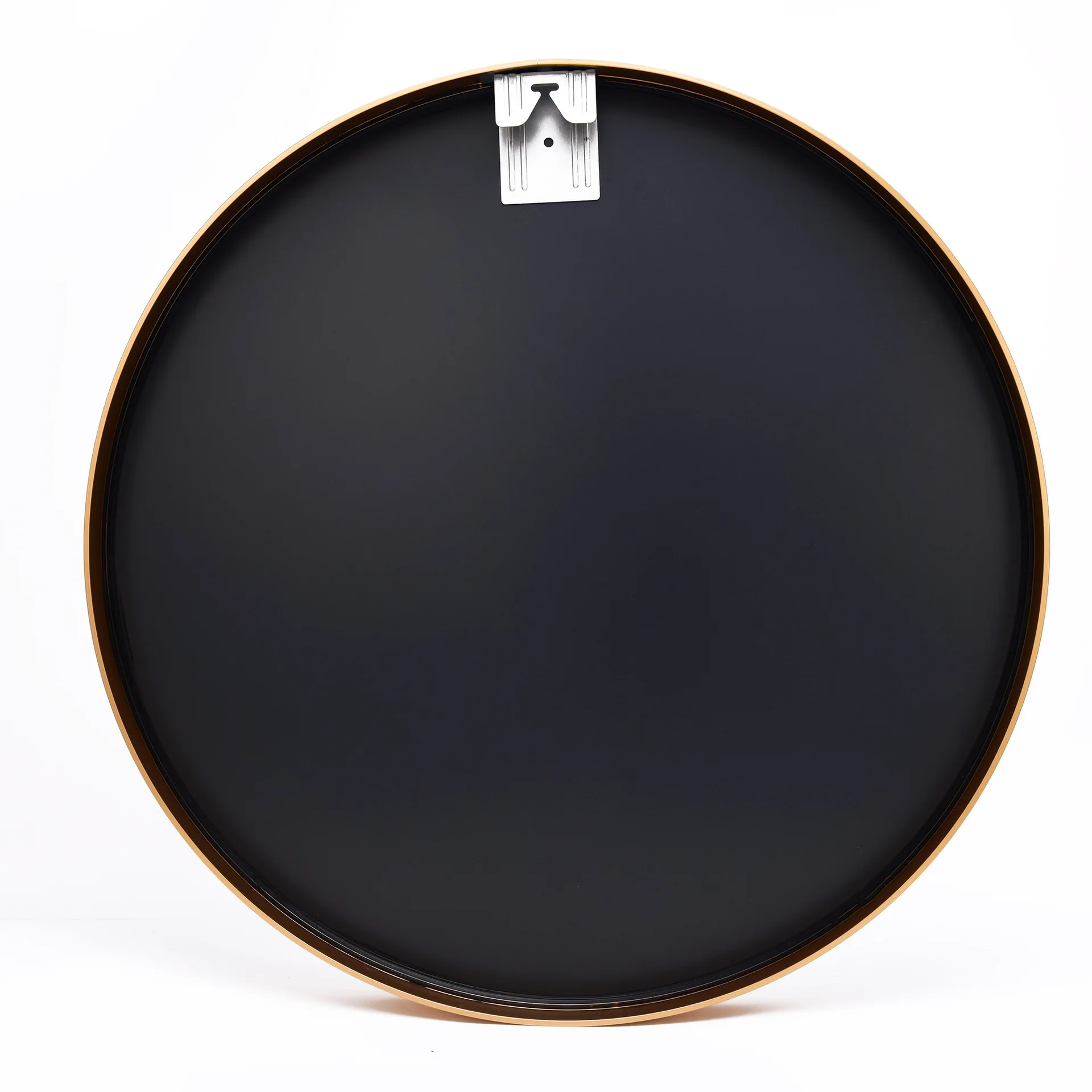 Matte Gold Wall Round Mirror Metal aluminium alloy Mounted Circular Mirror for Bathroom Decor Living Room decorative wall mirror