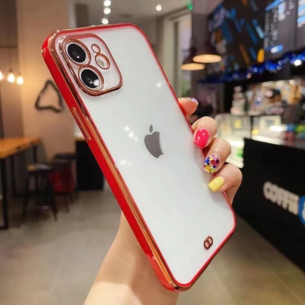 Оптовая продажа, гальванический чехол, Мягкий защитный чехол из ТПУ для камеры one plus, чехол для мобильного телефона