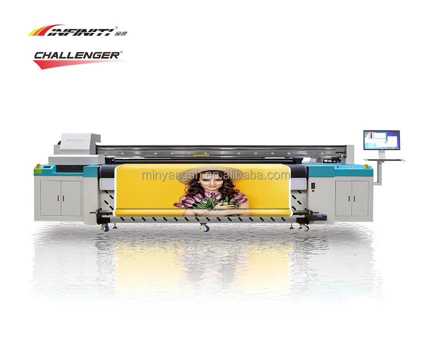 INFINITI  FY-UV3500W Industrial price best soft PVC film wall paper Leather Digital Label UV Roll to Roll Printer
