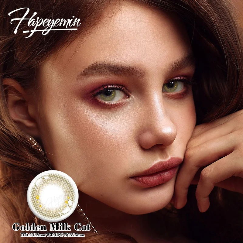 Hapeyemin Global bestseller cosmetic Colored lentilles de yeux contact lenses yearly Buy Now New Arrival Contact Lens
