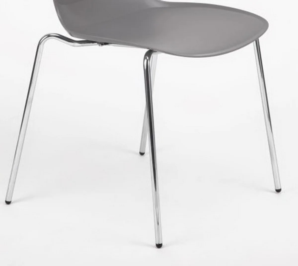 Professional Contract Furniture Matching Best Plastic Pinched Edge Chrome Side Chair