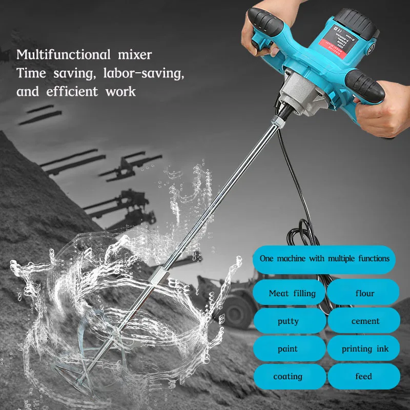 Wholesale industrial grade paint mixer, cement mixer with six speed regulation