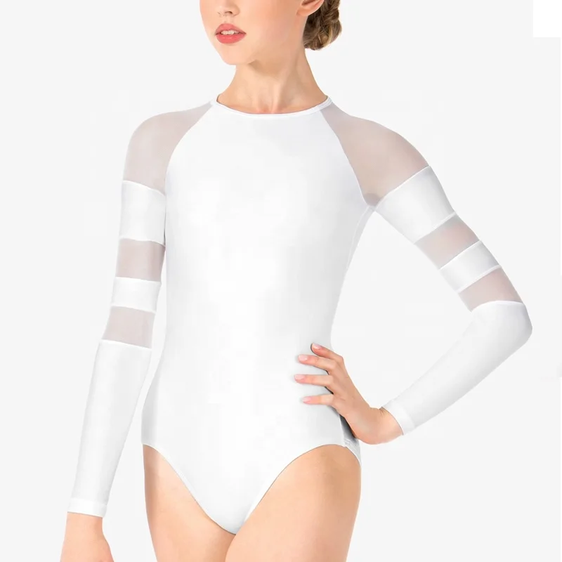 MiDee High Quality Gymnastics Unitard Dancewear Long Sleeves Joints Leotard for Girls for Sale