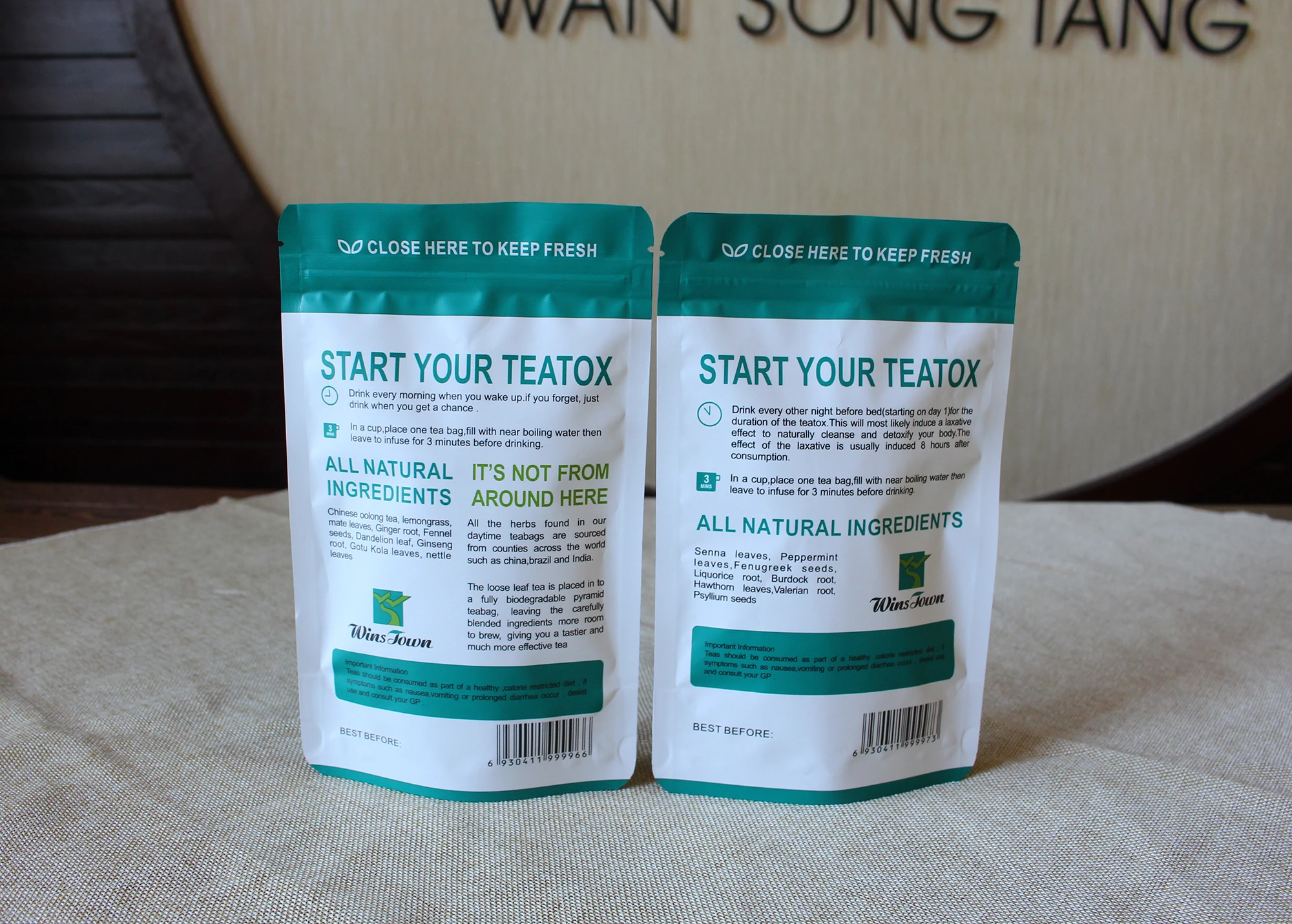 WinsTown bootea teatox tea 14-дневный утренний чай для детоксикации быстрого тонкого цветочного чая