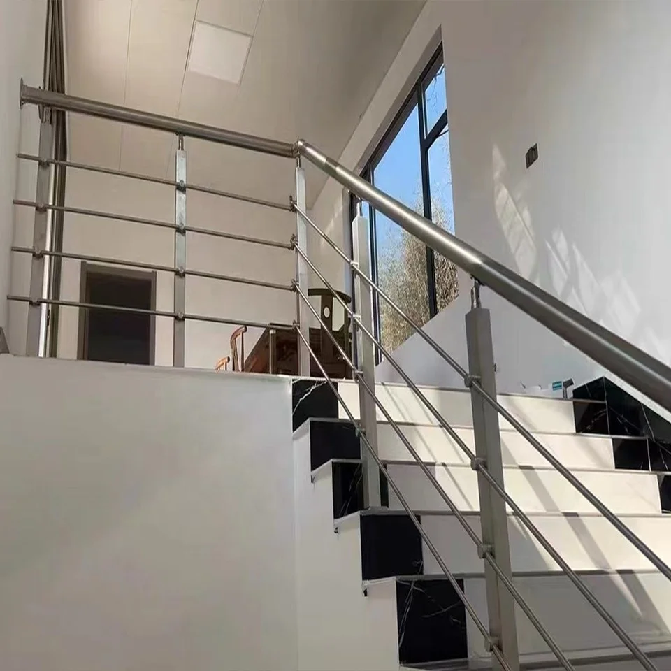 EKOO Factory Direct Sale Easy To Install Stainless Wire Top Mounted Cable Railing Stair Balustrade