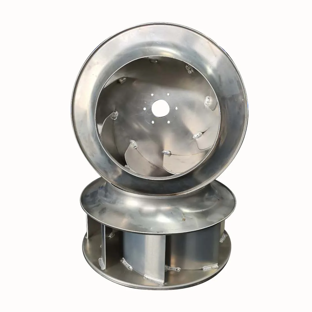 Centrifugal Fan Impeller 400mm Welding Thickening Kitchen Exhaust Forward and Backward High Pressure Fan Blades