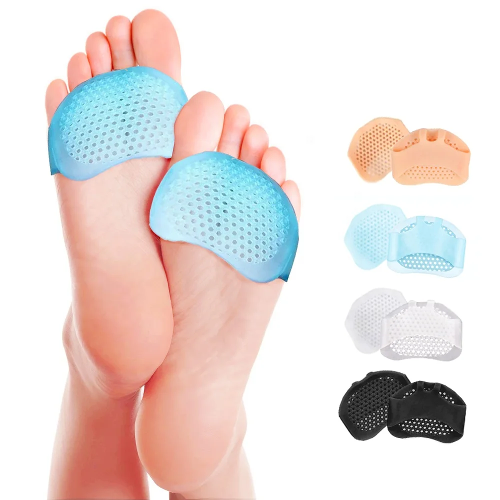 Honeycomb Silicone Gel Toe Ball of Foot Pain Relief Guard Insole Forefoot Cushions Metatarsal Pads HA00600
