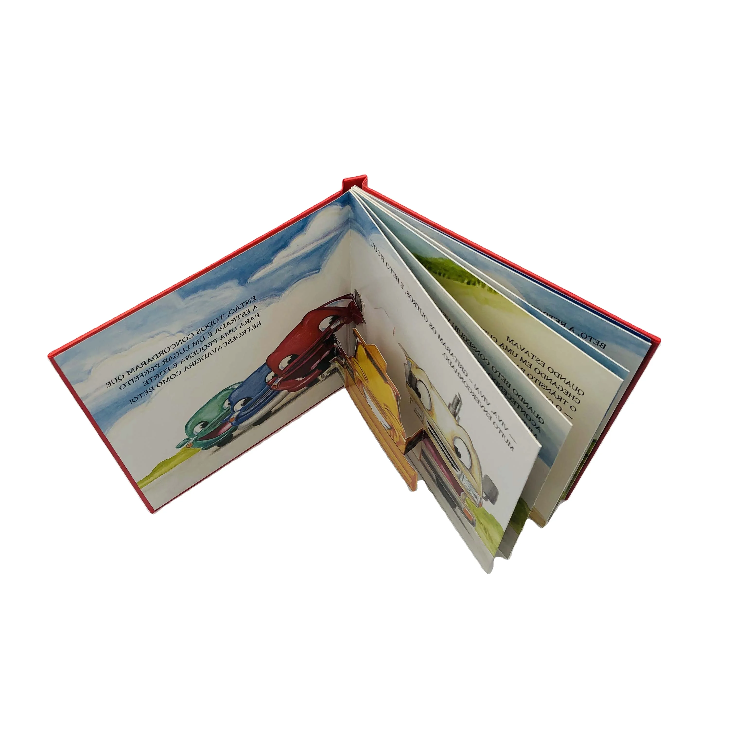 Высококачественная школьная картонная книга на заказ с твердым покрытием детские книги