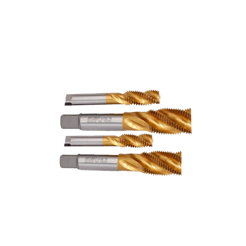 Yellow Screw tap high quality HSS thread taps hand screw tap