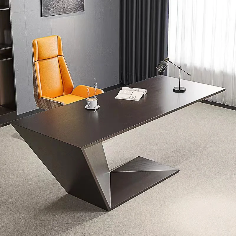 Luxury modern executive office desk desktop computer desk home office furniture  antique wood office desk furniture