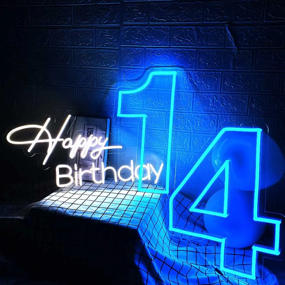 2022 Drop Shipping Popular Advertising Decorative Electronic Signs Custom Acrylic Led Neon Light Letter Sign for Wedding Party