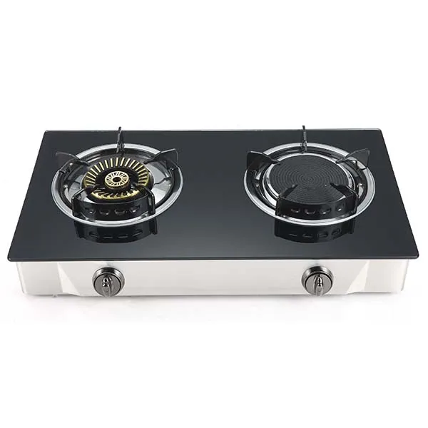 Портативная 10-летняя газовая плита со скошенным стеклом