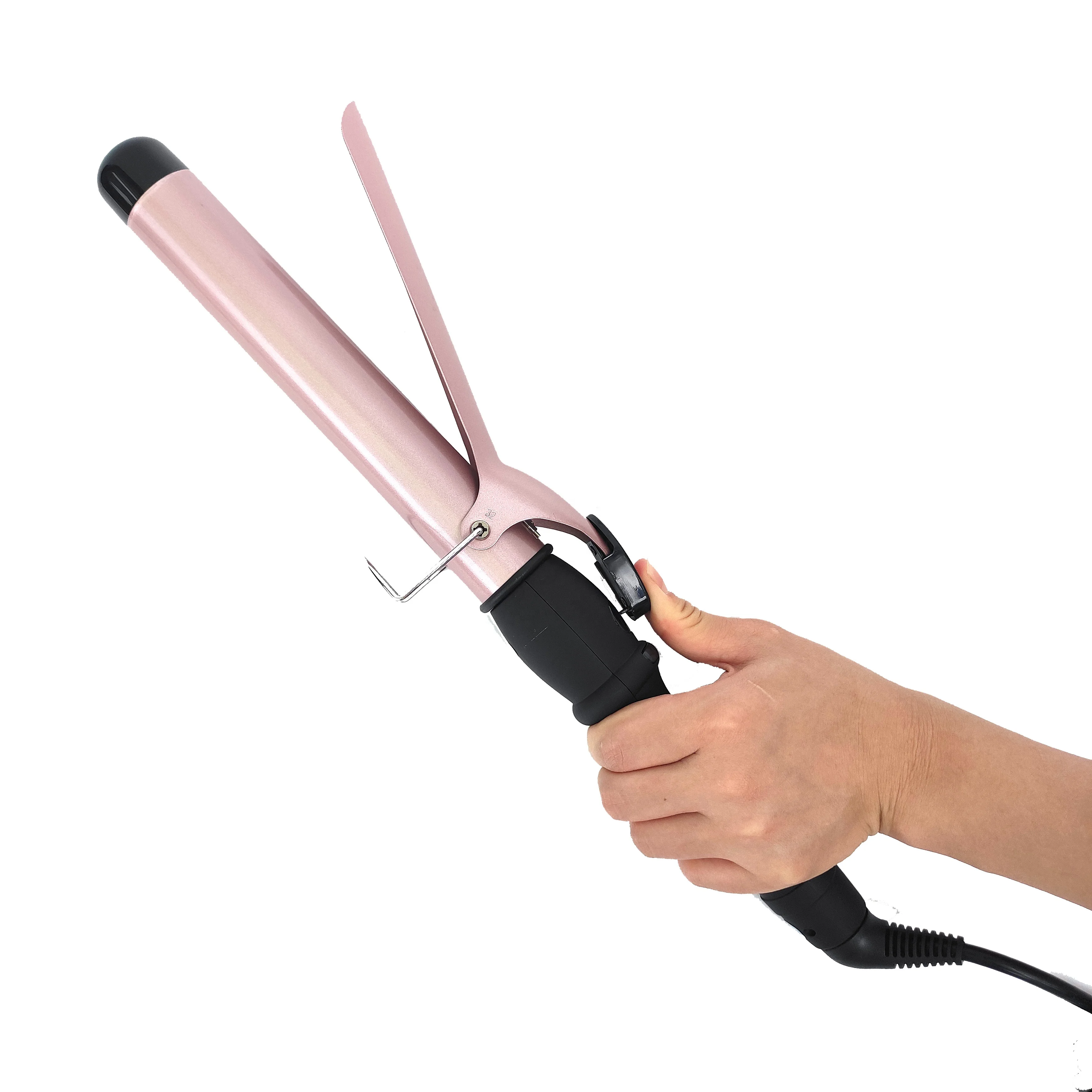 Wholesale Personal Care Electric negative ion  Lcd Display Curling Iron Hair Curler