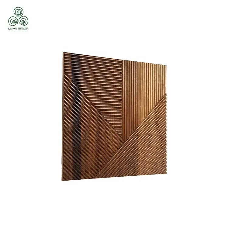 MUMU Decor Cladding Sheet, Exterior Interior Decorative Wood Wall Panels for Commercial Design