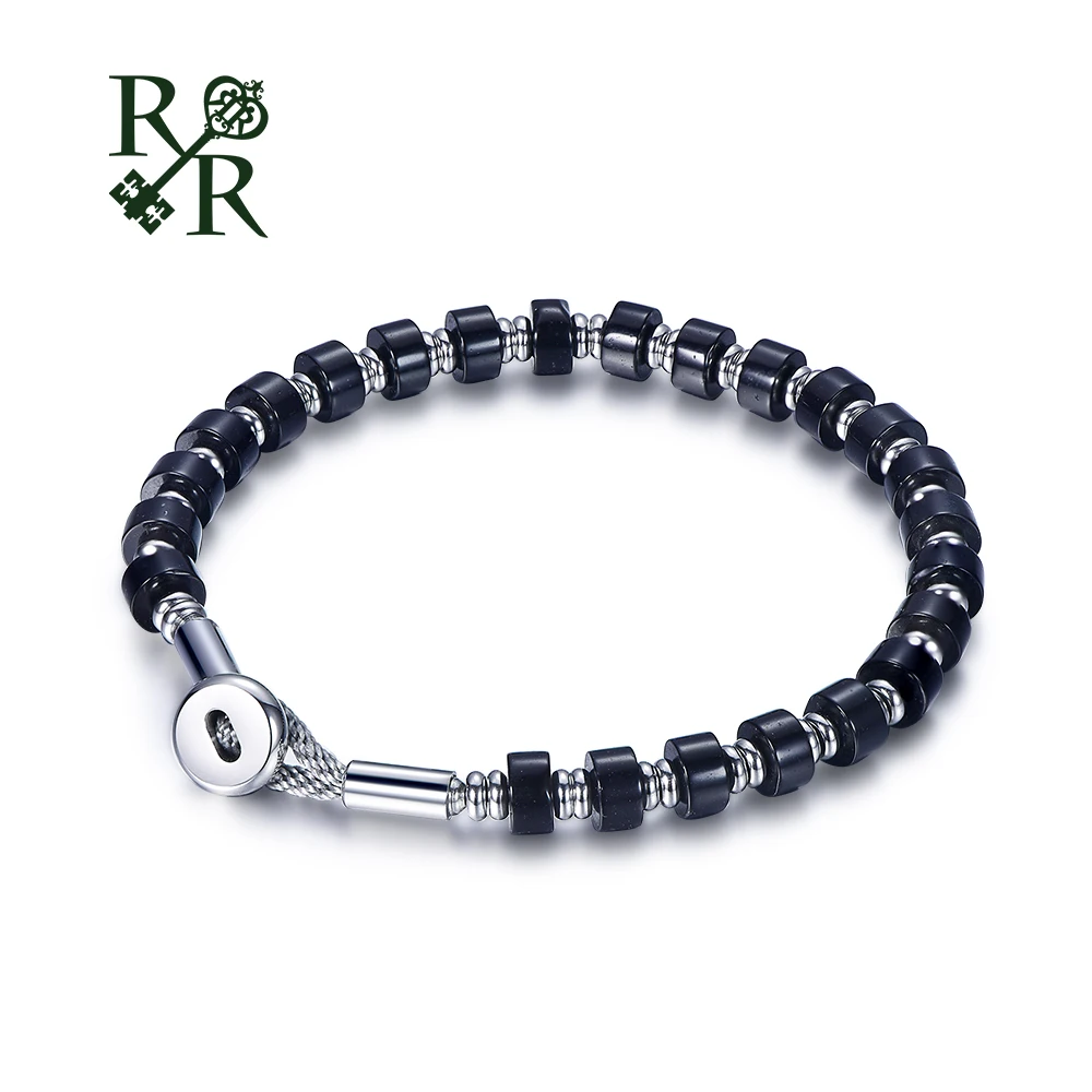 Professional Manufacture Hot Selling Black Onyx Natural Jade Bracelet