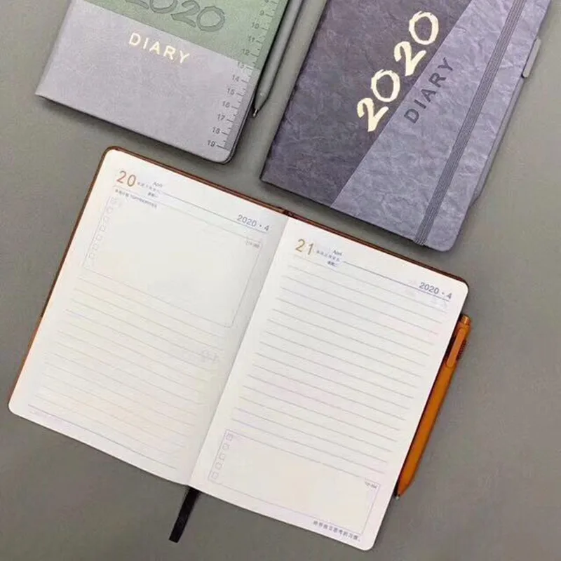 2022 new design A5 PU leather notebook custom diary notepad journal notebook