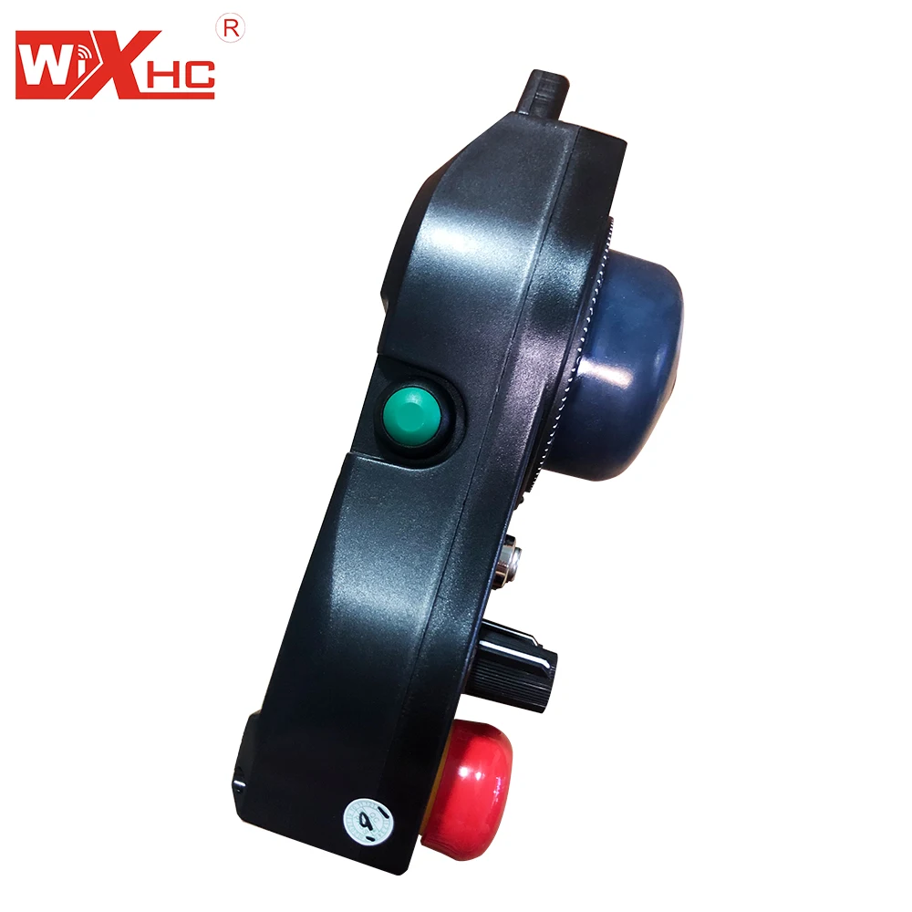 XHC hot selling 6 axis wireless handwheel CNC machine wireless pendant FANUC mpg with e-stop Manual Pulse Generator