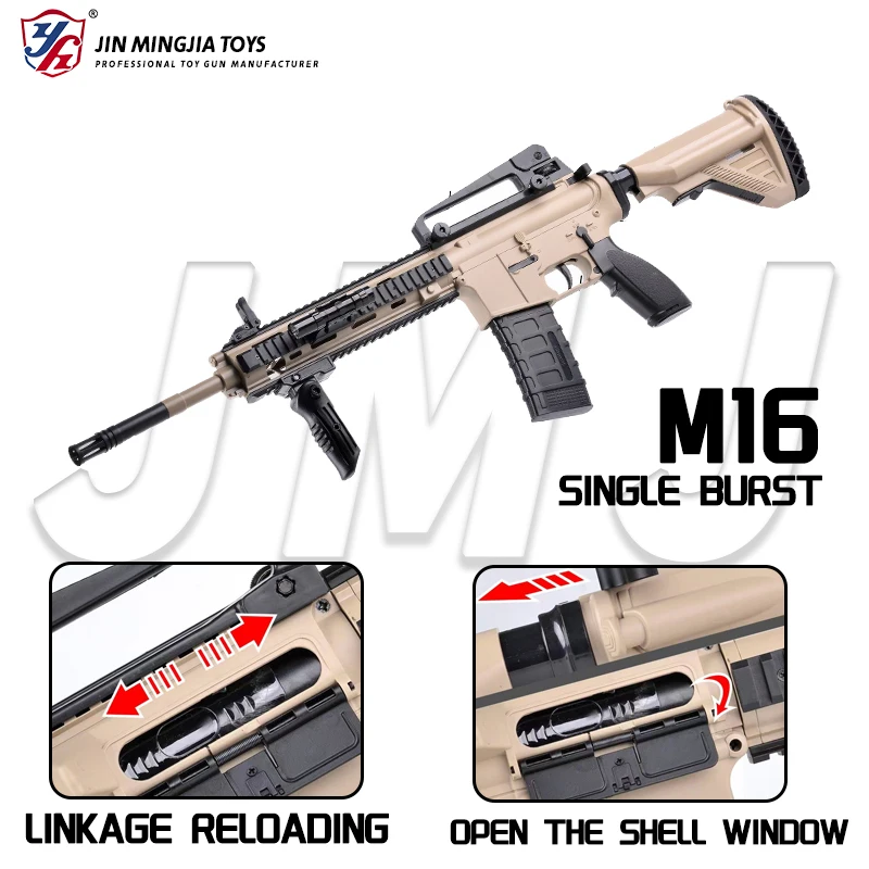 gel HK416 Continuous Fire Nylon Blaster Splatter Outdoors Shooting Weapon Kids Water Ball Toy Gun For Adult