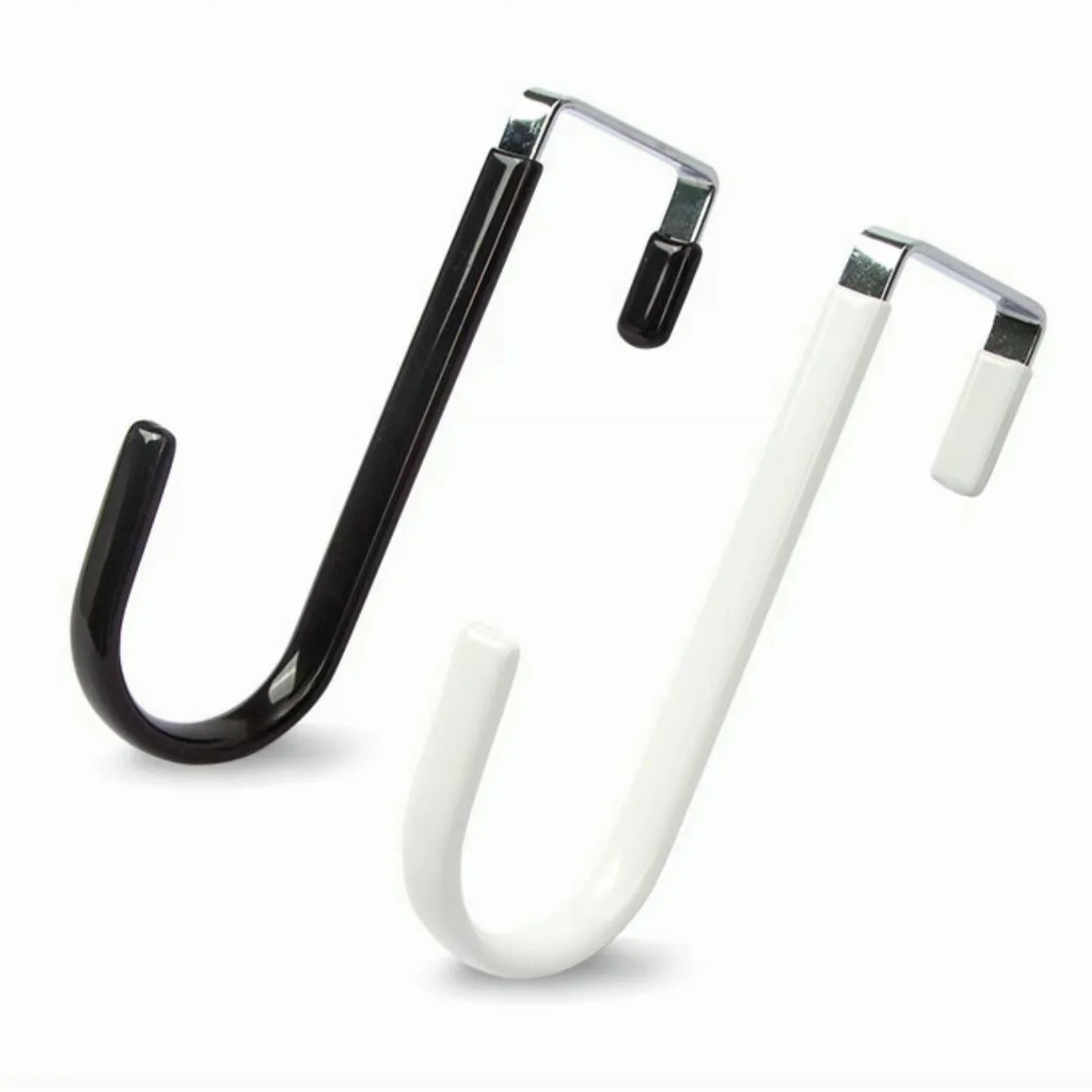 Good quality Hanger Hook over the door  Hooks with vinyl coating  for Hanging Towels bags carbon Stainless steel Hook Hanger