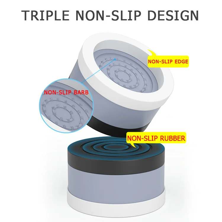 4 Piece Set Heavy Duty Adjustable Bed Base Plastic Furniture Risers for Sofa for Apartment and Home Bar Elevation