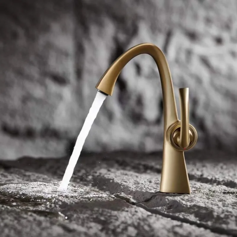 High Quality 2124J Gold Bathroom Faucet for Bath & Shower  brass faucet