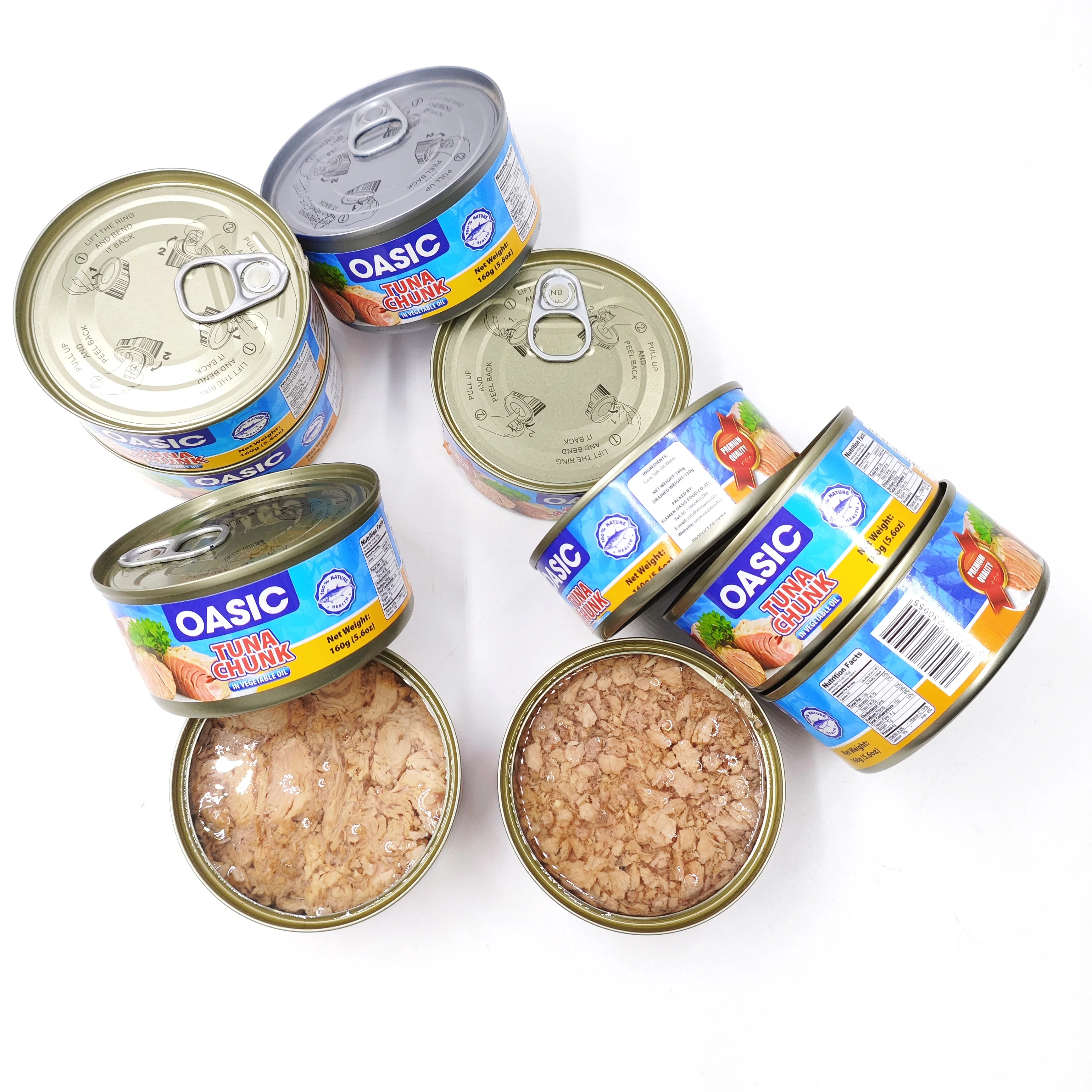 Hot Selling Delicious Wholesale Canned Food Canned Fish Canned Tuna in Oil