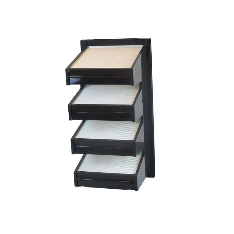 High Efficiency ABS Plastic Frame V-Type F6 F7 F8 F9 V-Bank Puremate Hepa Filter