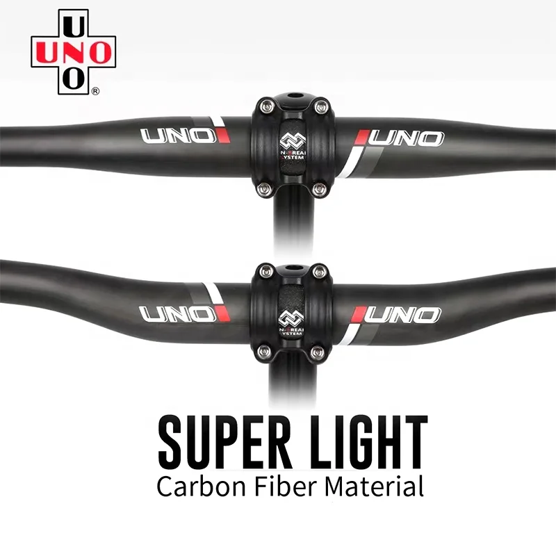 UNO 760/780/800mm Bicycle Carbon Handlebar MTB 31.8mm Bike Carbon Fiber Handlebar