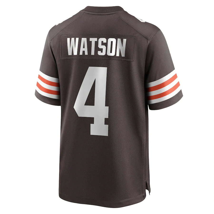 Оптовая продажа топ сшитые американские футбольные майки 2 Amari Cooper 95 Garrett 4 deshaun Watson 24 Nick Chubb