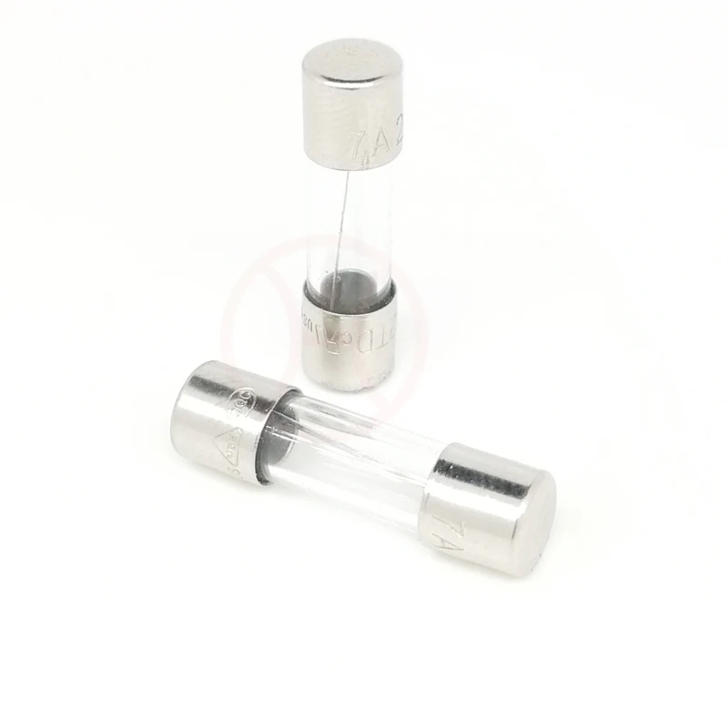 52TD 100mA-30A Current protector fusible link Glass Tube Slow-Acting Fuse for home appliances power socket plug circuit cutoff