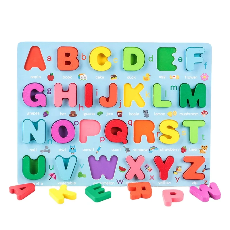 Fun Educational Colorful Learning Wooden Board Kids Toddlers Smart Interactive Toy for Boys Girls